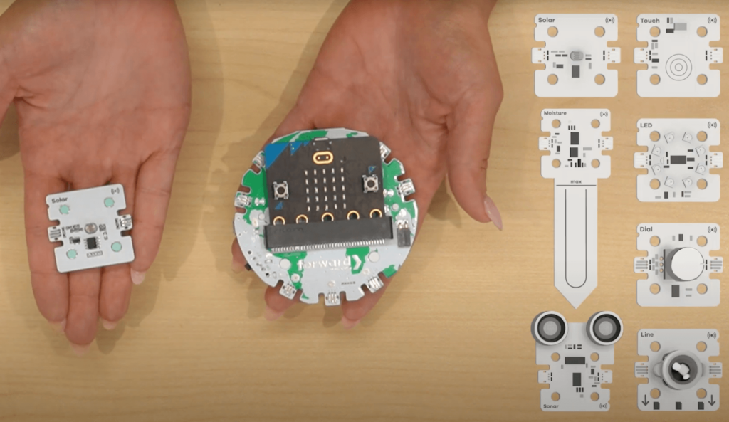 Screenshot from the Getting Started with the Climate Action Kit course showing the components in the kit